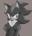 anthro big_breasts blush breasts crossgender female looking_at_viewer mtf_crossgender pasties solo fuckwolfamy sega sonic_the_hedgehog_(series) shadow_the_hedgehog eulipotyphlan hedgehog mammal