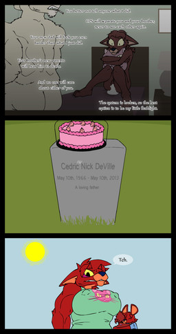 3_panel_comic 3_toes 4_fingers after_rape after_sex angry anthro back_muscles bad_parenting bed biceps big_breasts blue_clothing blue_nose blue_shirt blue_topwear bodily_fluids braided_hair braided_ponytail breasts butt cake cat_print cat_print_clothing choker cigarette cigarette_in_mouth clothed clothing cum cum_gushing cum_in_vagina cum_inside dessert detailed_background dialogue duo ears_back ears_down ears_up feet female fingers food forced frosting fur furniture genital_fluids genitals glare grass grave green_clothing green_shirt green_tank_top green_topwear hair headboard holidays hug hugging_object hugging_pillow jewelry lamp looking_back looking_down low-angle_view male male/female messy_hair muscular muscular_anthro muscular_arms muscular_female muscular_male muted_colors necklace nipple_outline no_bra nude nude_anthro nude_female nude_male object_in_mouth on_bed overweight pillow pivoted_ears plant ponytail portrait_(object) profanity rape red_body red_fur sex sharp_teeth shirt shocked simple_background sitting sitting_on_bed sky smoking speech_bubble spiky_hair stained_bed_sheet sun tan_body tan_fur tank_top tears tears_of_fear tears_of_sadness teeth text threatening toes tombstone topwear trauma traumatized vulva white_body white_fur yellow_eyes yellow_sclera blude550 conker's_bad_fur_day father's_day rareware bear domestic_cat felid feline felis mammal tediz ursine 9:17 absurd_res comic digital_media_(artwork) english_text hi_res brother_(lore) daughter_(lore) father_(lore) father_and_child_(lore) father_and_daughter_(lore) incest_(lore) mother_(lore) parent_(lore) parent_and_child_(lore) parent_and_daughter_(lore) sibling_(lore) sister_(lore)
