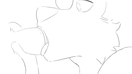 anthro balls bodily_fluids condom condom_in_mouth dripping duo erection faceless_character faceless_male fellatio fur genital_fluids genitals glans hair holding_penis humanoid_genitalia humanoid_penis looking_at_genitalia looking_at_penis male male/male mouth_hold object_in_mouth open_mouth oral penile penis precum putting_on_condom saliva sex sexual_barrier_device simple_background solo_focus tongue wearing_condom white_background horntfrog canid canine canis mammal wolf 16:9 2d_animation animated digital_media_(artwork) greyscale hi_res monochrome no_sound short_playtime sketch video widescreen
