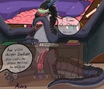 anal anal_masturbation anal_penetration anus black_body blind blindfold blush bodily_fluids book bookshelf butt claws desk dildo dildo_in_ass dildo_insertion dildo_sitting disability dripping edging embarrassed erection feral finger_claws furniture genital_fluids genitals grey_body hidden_sex_toy horn internal internal_anal knot knotted_dildo knotted_penis leaking_precum library male masturbation membrane_(anatomy) membranous_wings nude object_in_ass penetration penile penis precum precum_drip profanity scales sensory_deprivation sex sex_toy sex_toy_in_ass sex_toy_insertion shaking shaking_butt shaking_legs shy simple_background sitting sitting_on_ground smile solo speech_bubble spread_wings stealth_masturbation stealth_sex table tail text toe_claws toying_self wings avox_(artist) mythology wings_of_fire starflight_(wof) dragon mythological_creature mythological_scalie nightwing_(wof) scalie absurd_res digital_media_(artwork) english_text hi_res story story_in_description