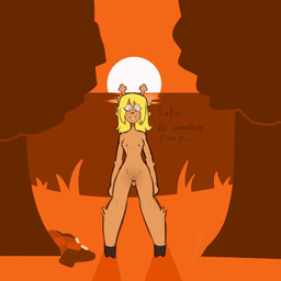 female insane lake nude snowgrave galaxiedraws deltarune undertale_(series) noelle_holiday 1:1 hi_res