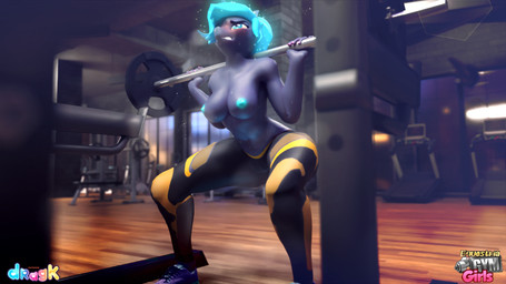 anthro big_breasts bodily_fluids bottomwear breasts clothed clothing dumbbell exercise female fur glistening glistening_body glistening_clothing hair nipples pants solo thick_thighs tight_bottomwear tight_clothing tight_pants topless topless_female weightlifting weights workout yoga_pants dragk friendship_is_magic hasbro my_little_pony princess_luna_(mlp) equid equine horse mammal pony 16:9 3d_(artwork) digital_media_(artwork) hi_res widescreen