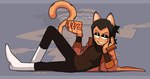 2022 anthro anthrofied boots bottomwear cartoon_network clothed clothed_anthro clothed_male clothing digital_drawing_(artwork) digital_media_(artwork) domestic_cat dvampiresmile felid feline felis fingers food footwear full-length_portrait fully_clothed fully_clothed_anthro fully_clothed_male fur garfield_(series) garfield_the_cat glistening_eyelids hair holding_food holding_object jacket lasagna lidded_eyes looking_at_viewer lying male male_anthro mammal narrowed_eyes ok_k.o.!_let's_be_heroes on_side orange_body orange_face orange_fur orange_tail pants pasta portrait professor_venomous sharp_teeth shoes smile smiling_at_viewer solo tail teeth topwear white_boots white_clothing white_footwear