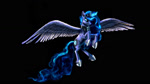 16:9 2018 2d_animation angry animated black_background bra1neater crown cutie_mark equid equine equum_amici feathered_wings feathers female feral flying friendship_is_magic hair hasbro headgear hi_res horn jewelry long_hair mammal my_little_pony mythological_creature mythological_equine mythology necklace no_sound princess_luna_(mlp) short_playtime simple_background solo spread_wings webm widescreen winged_unicorn wings