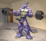 abs animal_genitalia anthro balls barbell biceps big_muscles big_penis erection exercise flexing genitals gym holding_object horn huge_muscles humanoid_genitalia humanoid_penis male muscular muscular_anthro muscular_male nude nude_workout pecs penis pose scales sheath solo tail thick_penis vein weightlifting workout yellow_eyes braford bandai_namco digimon fakemon mythology dragoneer_(character) fan_character dragon murasadramon mythological_creature mythological_scalie scalie 2008