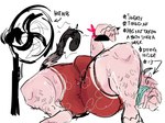 anthro bodily_fluids body_hair boxer_briefs cellphone clothing electronics fan_(object) fur humor leg_hair male musk musk_clouds phone pink_body pink_fur red_boxer_briefs red_clothing red_underwear shirt simple_background smartphone sweat t-shirt topwear underwear white_background gat0pussy24 cherry_(gat0pussy24) domestic_cat felid feline felis mammal 4:3 nonbinary_(lore)