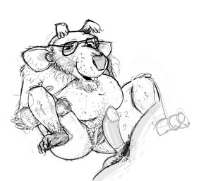 andromorph anthro body_hair chest_hair condom duo eyewear genitals glasses hairy_vulva holding_legs_up imminent_sex intersex intersex/male interspecies looking_down looking_down_at_genitalia looking_down_at_penis male overweight pubes sexual_barrier_device slightly_chubby spread_vulva spreading vulva wearing_condom trashrattyns teenage_mutant_ninja_turtles teenage_mutant_ninja_turtles:_mutant_mayhem master_splinter human mammal murid murine rat rodent hi_res monochrome