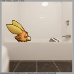 3d_background ambiguous_gender anthro appliance bathroom bathtub beak brown_eyebrows circle_eyebrows eyebrows eyes_closed feathers freckles head_feathers kitchen_appliance neck_tuft orange_body solo text toaster tuft yellow_body yellow_feathers torturedtorchic zcamzone nintendo pokemon torchy avian bird generation_3_pokemon pokemon_(species) torchic 1:1 3d_(artwork) comic digital_drawing_(artwork) digital_media_(artwork) english_text hi_res mixed_media