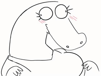 anthro breasts breath breathing clothing cross-eyed eyelashes female fingers mouth_closed non-mammal_breasts panting simple_background smile solo topwear white_background qwerty_soda snake_girl_(qwerty_soda) reptile scalie snake 2021 4:3 animated bust_portrait digital_drawing_(artwork) digital_media_(artwork) portrait