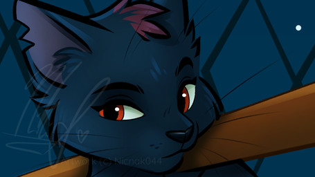 anthro baseball_bat bat_(object) female solo nicnak044 night_in_the_woods mae_borowski domestic_cat felid feline felis mammal 16:9 cropped preview widescreen