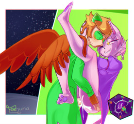 anthro blush bodily_fluids breasts clothed clothed_sex clothing colored_sperm_cell cum cum_in_vagina cum_inside duo ear_tuft eyewear feathers female fingerless_gloves fur genital_fluids genitals glasses gloves green_clothing green_eyewear green_glasses green_horn green_sperm_cell hair handwear horn humanoid_genitalia humanoid_penis impregnation male male/female one_eye_closed orange_blush orange_body orange_clothing orange_eyes orange_feathers orange_gloves orange_hair orange_handwear orange_sperm_cell orange_wings ovum ovum_with_face pawpads penetration penile penile_penetration penis penis_in_vagina pink_body pink_ears pink_fur pink_hair plantigrade_pawpads pointy_ears purple_clothing purple_pawpads sex short_horn small_horn stand_and_carry_position standing standing_sex sweat sweaty_face tan_body tan_skin tuft unusual_sperm_cell vaginal vaginal_penetration whiskers wings fozuna homestuck ms_paint_adventures davepetasprite^2 jasprosesprite^2 animal_humanoid avian avian_humanoid bird bird_humanoid cat_humanoid corvid corvid_humanoid corvus_(genus) corvus_humanoid crow_humanoid domestic_cat felid felid_humanoid feline feline_humanoid felis humanoid hybrid hybrid_humanoid mammal mammal_humanoid oscine passerine sprite_(homestuck) hi_res incest_(lore) nonbinary_(lore) sibling_(lore) sister_(lore)