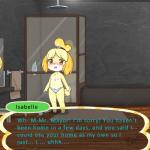 1:1 2014 3_toes animal_crossing anthro barefoot bathroom bathtub biped black_nose blonde_hair blush bottomwear bra canid canine canis clothed clothing domestic_dog english_text feet female flat_chested fur hair hi_res inside isabelle_(animal_crossing) mammal nekostar nintendo nipples open_mouth panties panties_only pattern_bottomwear pattern_clothing pattern_panties pattern_underwear shih_tzu shower solo standing striped_bottomwear striped_clothing striped_panties striped_underwear stripes teeth text toes tongue topless towel toy_dog underwear underwear_only yellow_body yellow_fur