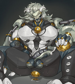 abs anal anal_beads anal_beads_in_ass anal_penetration anthro anus ball balls baoding_balls biped black_balls black_legs bodily_fluids breath butt buttplug claws cum cum_on_penis erection finger_claws genital_fluids genitals hair humanoid_genitalia humanoid_hands humanoid_penis machine male mane messy_hair metal_penis metallic_body muscular muscular_anthro muscular_male muscular_thighs musk nipples nude nude_anthro nude_male object_in_ass open_mouth pecs penetration penis plug_(sex_toy) precum sex_toy sex_toy_in_ass sex_toy_insertion sharp_teeth silver_body sitting solo spread_legs spreading sweat sweaty_body sweaty_butt sweaty_genitalia teeth tongue tongue_out white_mane flanco mihoyo zenless_zone_zero banyue_(zenless_zone_zero) android felid mammal pantherine robot robot_anthro 2025 absurd_res digital_drawing_(artwork) digital_media_(artwork) hi_res