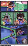 2024 absurd_res ageplay anthro bewskyss blue_eyes clothed clothing comic digital_media_(artwork) fingers five_nights_at_freddy's five_nights_at_freddy's:_security_breach hi_res infantilism male roleplay scottgames steel_wool_studios text url