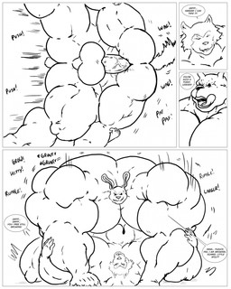 abs anal anal_penetration anthro back_muscles balls biceps big_balls big_muscles big_penis border butt crossgender deltoids erection ftm_crossgender genitals glans growth huge_balls huge_muscles huge_penis humanoid_genitalia humanoid_penis hyper hyper_balls hyper_genitalia hyper_muscles hyper_penis lying_on_penis male male/male muscle_growth muscular muscular_male nipples nude pecs penetration penile penile_penetration penis penis_in_ass profanity sex size_difference skinny_male tail text tongue trapezius triceps vein veiny_penis white_border setrak beastars haru_(beastars) legoshi_(beastars) canid canine canis hare lagomorph leporid mammal wolf comic english_text hi_res monochrome sketch