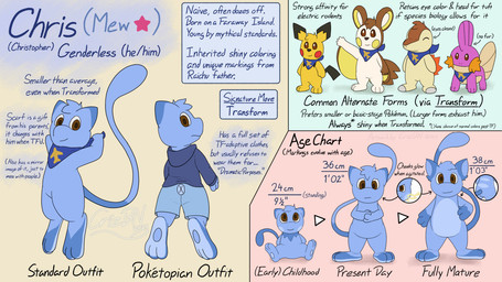 age_chart airplane_symbol ambiguous_gender biped bipedal_feral black_tail blue_body blue_scarf brown_eyes chart cheek_pouches clothed clothing dipstick_ears ear_markings eyes_closed feral fin flying front_view head_tuft height imperial_unit information long_tail measurements metric_unit multicolored_ears quadruped rear_view scarf solo sparks standing tail text tuft yellow_body crizbn nintendo pokemon chris_(crizbn) cyndaquil emolga generation_1_pokemon generation_2_pokemon generation_3_pokemon generation_5_pokemon legendary_pokemon mew_(pokemon) mudkip pichu pokemon_(species) raichu shiny_pokemon 16:9 character_name english_text model_sheet species_name widescreen nonbinary_(lore)