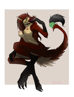 2011 breasts claws female fur hair isis_norika_han looking_at_viewer mellosmile nipples nude red_fur red_hair sergal solo tongue tongue_out
Rating: Explicit
Score: 17
User: Kerrija
Date: June 11, 2011