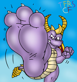 3_toes 4_fingers anthro anthrofied belly biped blue_sky casual_nudity clenched_teeth curling_tail devious_grin feet fingers first_person_view foot_fetish foot_focus glance glistening glistening_body glistening_feet glistening_scales grin grinning_at_viewer head_horn horn humanoid_feet humanoid_hands humanoid_heel knee_up lines_drawn looking_at_viewer male membrane_(anatomy) membranous_wings multicolored_body multicolored_scales nude on_one_leg open_mouth open_smile outside pecs plantigrade purple_body purple_eyes purple_scales raised_foot rattle_(anatomy) scales sky smile smiling_at_viewer soles solo spikes spikes_(anatomy) standing stomping stomping_pov stomping_viewer tail teeth toes toothy_grin two_tone_body two_tone_scales ventral_scales white_finger_claws white_sclera white_toe_claws wings wrinkled_feet wrinkles yellow_belly yellow_body yellow_scales yellow_spikes yellow_underbelly fruitgems activision mythology spyro_the_dragon spyro dragon mythological_creature mythological_scalie scalie 2025 colored digital_drawing_(artwork) digital_media_(artwork) hi_res shaded signature