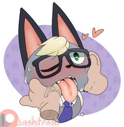 anthro blonde_hair blush bodily_fluids clothed clothing disembodied_hand drooling duo eyewear finger_fetish finger_in_mouth finger_play fingers fish_hooking fur glasses grey_body grey_fur hair heart_eyes heart_symbol looking_at_viewer male mouth_play open_mouth oral_invitation patreon_logo patreon_username saliva saliva_on_tongue simple_background solo_focus teeth text tongue tongue_out backsash animal_crossing nintendo patreon raymond_(animal_crossing) domestic_cat felid feline felis mammal 2020 digital_media_(artwork) english_text hi_res