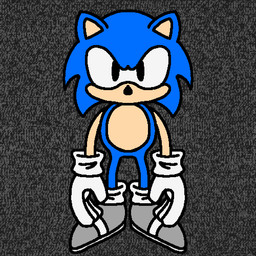 anthro clothing footwear gloves grey_clothing grey_footwear grey_shoes handwear looking_at_viewer male shoes solo standing static_background white_clothing white_gloves white_handwear dustfellfrisk sega sonic_the_hedgehog_(series) sonic_the_hedgehog eulipotyphlan hedgehog mammal 1:2