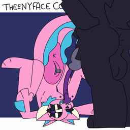 3_fingers anthro anus balls black_body blinking bodily_fluids eyeliner female fingers genital_fluids genitals happy makeup male male/female peeing peeing_on_another penis pink_body pussy_sounding solo swallowing_urine unusual_bodily_fluids upside_down urethral urine vulva watersports theenyface microsoft ori_(series) xbox_game_studios luma_(anzuneth) canid canine canis fish guardian_spirit mammal marine wolf 1:1 animated loop