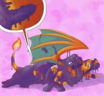 3_toes 4_fingers ambiguous_gender anal anal_penetration bald barefoot black_eyes charizard claws clenched_teeth dragon erection eyes_closed feral feral_on_feral fire forced from_behind goo gums happy hi_res male messy muk nintendo nude open_mouth orange_nose penetration penis pink_background plain_background pokémon purple_penis rape reptile scalie sex shadow skaifox sludge smile squint teeth video_games vorarephilia vore white_eyes wings
Rating: Explicit
Score: 7
User: toh
Date: November 11, 2013