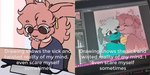 button_ears caption chocolate_irl cutesy eyewear fake_screenshot floppy_ears glasses humor joke chocolatekitsune lagomorph leporid mammal rabbit hi_res