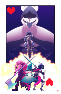 ambiguous_gender ambiguous_human anthro bracelet card card_template clothed clothing eyewear female footwear fur glasses gloves group hair handwear hat headgear headwear heart_symbol jewelry looking_at_viewer male motorcycle open_mouth playing_card playing_card_template scarf shield smile spades_(suit) spiked_bracelet spikes standing suit_symbol teeth vehicle rudragon deltarune undertale_(series) king_spade kris_dreemurr lancer_(deltarune) ralsei susie_(deltarune) bovid caprine darkner goat human humanoid mammal reptile scalie 2018 absurd_res digital_media_(artwork) hi_res