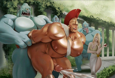 anal anal_orgasm anal_penetration barazoku big_muscles big_pecs big_penis bodily_fluids cum cum_while_penetrated cumshot detailed_background ejaculation female genital_fluids genitals group hands-free human_on_humanoid human_penetrated humanoid_penetrating humanoid_penetrating_human interspecies male male/male muscular muscular_male not_furry orgasm pecs penetration penile penile_penetration penis penis_in_ass sex standing standing_sex absolutbleu_(artist) european_mythology greek_mythology mythology cyclops human humanoid mammal monster 2021