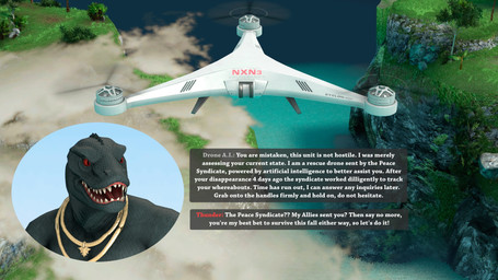 anthro cloud drone falling falling_down jewelry male red_eyes sky solo text meteorsmash okamical_(modeler) epic_games fortnite thunder_(fortnite) komodo_dragon lizard monitor_lizard reptile scalie 16:9 3d_(artwork) 4k absurd_res digital_media_(artwork) english_text hi_res widescreen