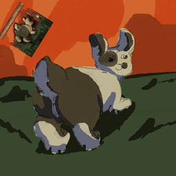 anus ass_up butt devious_grin female feral genitals humanoid_genitalia looking_at_viewer looking_back presenting presenting_hindquarters presenting_vulva solo teasing vulva ravenfangs cookie_clicker cookie_clicker_rabbit lagomorph leporid mammal rabbit 1:1 absurd_res hi_res