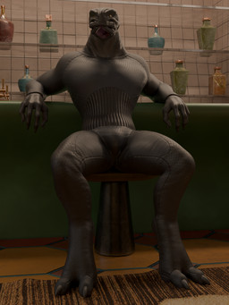 2_toes anthro biceps big_feet big_muscles biped black_body black_bottomwear black_clothing black_pants black_shirt black_topwear bottomwear bulge clothed clothed_anthro clothed_male clothing detailed_background digitigrade feet fingers fully_clothed fully_clothed_anthro fully_clothed_male inside light long_sleeve_shirt long_sleeves looking_aside male muscular muscular_anthro muscular_male pants pecs pupils shirt sitting slit_pupils smooth_skin solo spread_legs spreading thick_neck tight_bottomwear tight_clothing tight_pants tight_shirt tight_topwear toes topwear no-name-no-problem halo_(series) microsoft xbox_game_studios alien sangheili 3:4 3d_(artwork) digital_media_(artwork) hi_res lighting