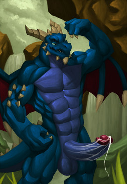 abs anthro arm_spikes balls barazoku biceps blue_body blue_penis bodily_fluids chin_spikes cum cum_on_own_penis cum_on_penis cum_on_self cum_string ejaculation erection facial_spikes flexing flexing_bicep genital_fluids genitals glans hands-free head_horn head_spikes horn humanoid_genitalia humanoid_penis jaw_spikes male membrane_(anatomy) membranous_wings muscular muscular_anthro muscular_arms muscular_male muscular_thighs nude pecs penis solo spiked_tail spikes spikes_(anatomy) tail wing_spikes wings yellow_spikes kittikary activision mythology spyro_reignited_trilogy spyro_the_dragon bubba_(spyro) rescued_dragons_(spyro) dragon mythological_creature mythological_scalie scalie 2020 digital_media_(artwork) hi_res portrait three-quarter_portrait