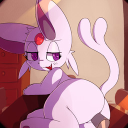 3_toes bestiality blush bodily_fluids chair cheek_tuft detailed_background disembodied_penis duo facial_tuft feet female female_penetrated feral feral_penetrated forked_tail fur furniture genital_fluids genitals head_gem looking_back lying male male/female male_penetrating male_penetrating_female narrowed_eyes on_side open_mouth open_smile pawpads penetration penile penile_penetration penis penis_in_vagina pink_body pink_fur purple_eyes purple_pawpads sex smile solo_focus table tail teeth toes tongue tuft unusual_anatomy unusual_tail vaginal vaginal_fluids vaginal_penetration vulva lodetail nintendo pokemon eeveelution espeon generation_2_pokemon pokemon_(species) 1:1 2d_animation animated colored digital_media_(artwork) frame_by_frame hi_res loop shaded