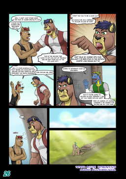 angry anthro blue_body blue_hair brown_body carriage carrying_another clothed clothing cloud dialogue ellipsis gesture green_eyes group hair hand_gesture horn looking_back male muscular muscular_anthro muscular_male on_shoulders outside page_number path pointing pointing_at_viewer seven_frame_image shirt sky text tight_clothing tight_shirt tight_topwear topwear trio vest waving whiskers yelling_at_another vju79 bluesky_(social_media) mythology twitter woman_yelling_at_a_cat cobby_(vju79) zudrec_(vju79) canid canine canis cougar dragon felid feline mammal mythological_creature mythological_scalie orc scalie wingless_dragon wolf comic english_text hi_res multiple_scenes url