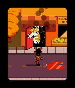 anthro beard bedroom_eyes belly black_hair blonde_hair brown_body brown_fur duo facial_hair fur genitals hair hairy horn inviting male male/male narrowed_eyes navel nipples nude overweight penis public public_nudity seductive white_body white_fur barakatalogue deltarune undertale_(series) asgore_dreemurr rudolph_holiday bovid caprine deer goat mammal new_world_deer reindeer digital_media_(artwork) hi_res pixel_(artwork)