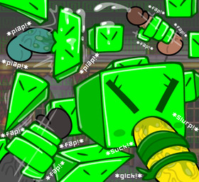 anthro blush blush_stickers bodily_fluids cum disembodied_penis ejaculation fellatio female floating_hands floating_head forked_tongue gangbang genital_fluids genitals group group_sex licking male male/female masturbation onomatopoeia oral penetration penile penis penis_lick plap saliva screencap screencap_background sex slurping snake_block sound_effects text tongue tongue_out tongue_wrap tongue_wrapped_around_penis vaginal vaginal_penetration skeletonhearts mario_bros new_super_mario_bros. nintendo snakey_(skeletonhearts) hi_res