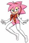 2018 absurd_res accessory amy_rose anthro armwear bedroom_eyes blush bow_ribbon christmas classic_amy_rose classic_sonic_(universe) clothed clothing elbow_gloves eulipotyphlan female gift gift_wrapped gloves green_eyes hair_accessory hairband half-closed_eyes handwear hedgehog hi_res holidays legwear mammal narrowed_eyes open_mouth open_smile pose ribbons seductive sega simple_background skimpy smile solo sonic_the_hedgehog_(series) sparkydb thigh_highs white_background
