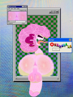 afro anthro anus balls balls_blush big_butt big_penis blush body_blush butt butt_blush computer electronics genitals hair huge_butt huge_penis male message_box open_mouth open_smile penis pink_balls pink_body pink_hair shortstack shortstack_male silly smile solo spread_butt spreading tongue tongue_out webcore window_(computing) axouwur microsoft microsoft_windows windows_xp axo_(axouwur) amphibian aquatic axolotl mole_salamander salamander absurd_res hi_res