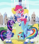 2013 blue_eyes cheerleader clothing costume crystal_empire equine female feral friendship_is_magic frilly_panties hair horn horse mammal mol multi-colored_hair my_little_pony outside panties panties_around_leg pegasus pink_hair pinkie_pie_(mlp) pom_poms pony presenting purple_eyes purple_hair rainbow_dash_(mlp) twilight_sparkle_(mlp) underwear unicorn upskirt wings
Rating: Questionable
Score: 15
User: anthroking
Date: March 19, 2013
