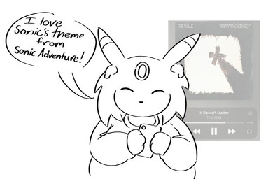 anthro big_breasts black_nose breasts cellphone circle_(marking) clothing dialogue earbuds electronics eyes_closed female hair happy headphones mistake overweight overweight_anthro overweight_female phone phone_screen shirt simple_background smartphone solo speech_bubble t-shirt text topwear white_background oofmasterxd nintendo pokemon sega sonic_adventure sonic_the_hedgehog_(series) eeveelution generation_2_pokemon pokemon_(species) umbreon 2025 english_text half-length_portrait monochrome portrait sketch