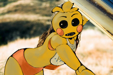 beakless bib clothing female looking_back machine open_mouth orange_clothing orange_panties orange_underwear panties solo teeth underwear yellow_body freaky_frohicky five_nights_at_freddy's five_nights_at_freddy's_2 hasbro scottgames takara_tomy transformers megan_fox toy_chica_(fnaf) animal_humanoid animatronic avian avian_humanoid bird bird_humanoid chicken_humanoid galliform galliform_humanoid humanoid robot