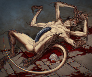 animal_genitalia big_penis black_penis blood bodily_fluids brown_body claws decapitation digitigrade duo erection female floor genital_slit genitals gore gore_focus hair horn long_hair long_penis lying male mandibles multi_arm multi_limb multicolored_body nipples nude on_back penis severed_body_part severed_head sharp_teeth spikes tail teeth tile tile_floor two_tone_body frank-79 baldur's_gate baldur's_gate_3 bioware dungeons_and_dragons electronic_arts hasbro larian_studios wizards_of_the_coast orin_the_red the_dark_urge_(baldur's_gate) changeling_(dnd) humanoid monster slayer_(baldur's_gate) hi_res niece_(lore) uncle_(lore) uncle_and_niece_(lore)