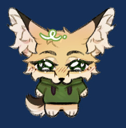 :3 anthro big_ears blush cheek_tuft chibi clothing dipstick_ears ear_markings eyebrows eyelashes facial_tuft fluffy fluffy_tail fur furry_tail green_clothing green_hoodie green_topwear hoodie inner_ear_fluff looking_at_viewer male markings multicolored_ears multicolored_tail simple_background solo standing tail tan_body tan_ears tan_fur topwear transparent_background tuft drakooka avery_(suheugene) canid canine fennec_fox fox mammal true_fox 2026 alpha_channel digital_drawing_(artwork) digital_media_(artwork) low_res