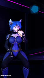 anthro blue_eyes blue_hair bodysuit breaking_the_fourth_wall chest_tuft clothing double_take duo eating eating_food face_closeup female food gameplay_mechanics hair humor imminent_rape male male/female mostly_offscreen_character sandwich_(food) sitting skinsuit tight_clothing toothy_grin tuft kasdaq playshapes krystal_can't_enjoy_her_sandwich legend_of_krystal nintendo petruz_(copyright) star_fox warfare_machine krystal_(star_fox) lizard_(petruz) warfare_krystal canid canine fox mammal scalie sharpclaw_(star_fox) 3d_(artwork) 3d_animation 9:16 animated digital_media_(artwork) hi_res meme short_playtime signature sound webm