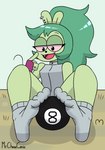 8_ball anthro ball billiard_ball clothing feet female foot_fetish footwear green_hair hair humanoid_feet plantigrade socks solo toony mrchasecomix cartoon_network ok_k.o.!_let's_be_heroes adult_fink fink_(ok_k.o.!_lbh) mammal murid murine rat rodent hi_res