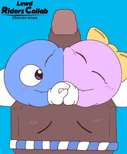 accessory bisexual blush both_sexes_in_same_situation bow_ribbon collaborative collaborative_sex female genitals group headband logo male male/female male/male penis rock trio twitter_handle slem kirby_(series) nintendo lalala lololo elemental_creature mineral_fauna rock_creature rocky_(kirby) sphere_creature waddling_head 2025 digital_media_(artwork) hi_res