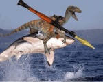 ambiguous_gender detailed_background duo feral outside ranged_weapon real rocket_launcher rpg-7 sea seascape sky tail water weapon what where_is_your_god_now third-party_edit unknown_artist dinosaur dromaeosaurid fish great_white_shark mackerel_shark marine prehistoric_species reptile scalie shark theropod velociraptor white_shark compression_artifacts grandfathered_content shopped