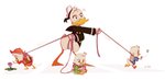 anthro backpack baseball_cap beak bendy_straw book bottomless clothed clothing drinking drinking_straw flower group hat headgear headwear holding_book holding_object leash male open_mouth open_smile plant sitting smile young young_anthro turning-the-tides disney ducktales ducktales_(2017) dewey_duck donald_duck huey_duck louie_duck anatid anseriform arthropod avian bird butterfly duck insect lepidopteran 2019 hi_res signature