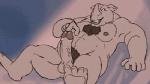 16:9 2d_animation animated anthro balls biped birdy erection frame_by_frame genitals hair horn loop low_res male mammal muscular muscular_anthro muscular_male pecs penis pubes rhinoceros short_playtime solo what widescreen